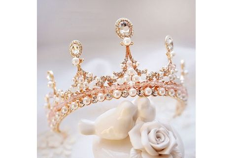 Baroque Jewelry, Crystal Headpiece Wedding, Crystal Bridal Headpiece, Rose Gold Tiara, Friday Christmas, Silver Head Piece, Crystal Bridal Tiaras, Silver Tiara, Gold Tiara