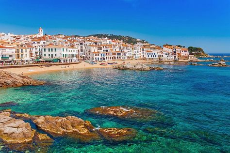 13 Best Places to Visit in Spain | PlanetWare Places To Visit In Spain, Formentera Spain, Beach Towns, Hiking Routes, Europe Photos, Costa Brava, Balearic Islands, Medieval Town, Natural Scenery