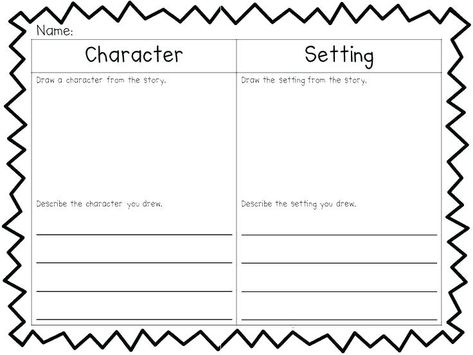 Kindergarten Character Worksheets Character Worksheets, Listening Center, Teaching Character, Reading Street, Worksheets For Kindergarten, Relaxing Weekend, 3rd Grade Reading, Character And Setting, 2nd Grade Reading