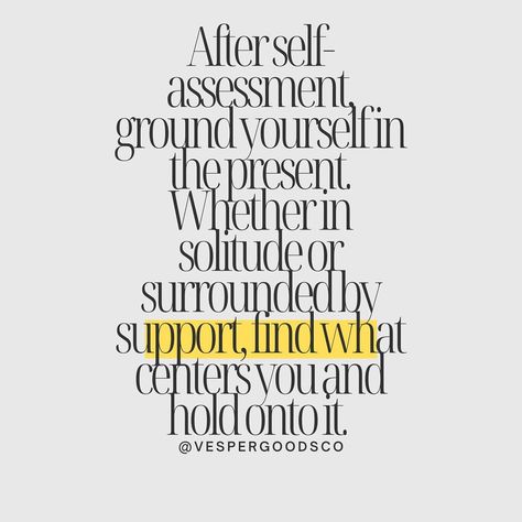 💮 Ground yourself in the present after self-assessment. Embrace what centers you, whether in solitude or surrounded by support, and hold onto it tightly. #selfdevelopment #growthmindset #VesperGoodsCo #interiordesignstudio #selfcare Spiritual Garden, Ground Yourself, I Love You Quotes, Self Assessment, Love Yourself Quotes, Interior Design Studio, The Present, Self Development, Growth Mindset