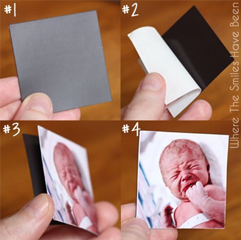 How to Make Photo Magnets: An Easy & Inexpensive DIY! Photo Magnets Diy, Diy Magnets Fridge, Fridge Photo Magnets, Magnet Making, How To Make Magnets, Making Magnets, Picture Magnets, Fridge Photos, How To Make Photo