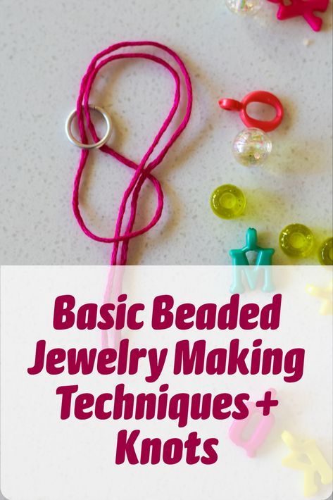 Jewelry Making Accessories, Basic Beading Techniques, Jewelry Making Materials, Diy Jewelry Tutorials Step By Step, Beginner Beading Tutorials Step By Step, How To Make Jewelry For Beginners, Jewelry Making Tutorials Step By Step, Beaded Jewelry Making, Bracelet Weaving