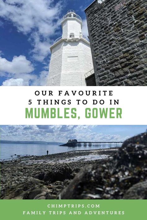 Our favourite 5 things to do in Mumbles, Gower | Chimptrips Swansea Bay, Gower Peninsula, European Travel Tips, Wales Travel, Europe Trip Itinerary, Famous Beaches, Seaside Town, List Of Things, Seaside Towns