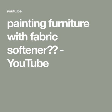 painting furniture with fabric softener😳😳 - YouTube How To Paint Fabric Furniture Upholstery, Spray Paint Upholstery, Painting Upholstery Fabric, Chalk Paint Fabric, Lovely Piano, Painting Upholstery, Painting Upholstered Furniture, Painting Fabric Chairs, Painting Fabric Furniture