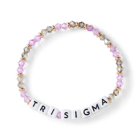 PRICES MAY VARY. REPRESENT & SUPPORT – A sorority family is a family unlike any other. Wear that on your sleeve (literally!) with our Sigma Sigma Sigma big and little bracelets sorority sisters are sure to love. Represent your sisterhood wherever you go and express your love and support. CLASSY ELEGANCE – The Sigma Sigma Sigma Name Bracelet is one of a kind when it comes to beauty, elegance, and sheer class. Glass and 18K gold plated beads work harmoniously together to form a sorority sister jew Sigma Sigma Sigma, Sorority Colors, Big Little Sorority, Sorority Jewelry, Big Sister Gifts, Big Little Gifts, Glass Bead Bracelet, Sister Jewelry, Greek Sorority