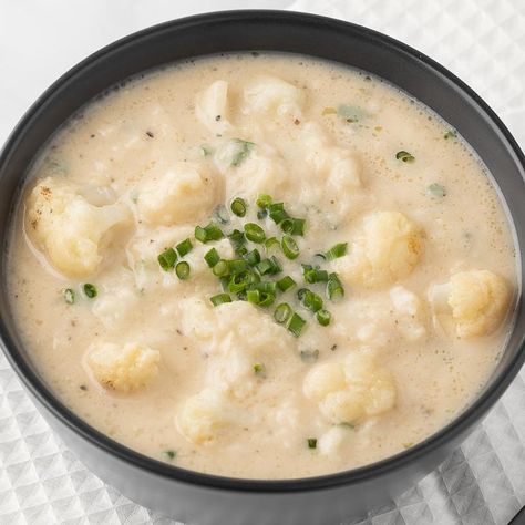 Jeffrey Eisner, Cream Of Cauliflower Soup, Cauliflower Soup Healthy, Cream Of Cauliflower, Rachel Ray Recipes, Rachael Ray Recipes, Instant Pot Cookbook, Instant Pot Recipe, Pureed Soup