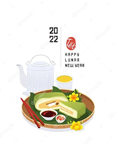 Premium Vector | Traditional food on lunar new year Vietnamese New Year, New Year Design, Systems Thinking, Happy Lunar New Year, New Year Designs, Food Poster Design, Lunar New Year, Food Poster, Fall Wallpaper