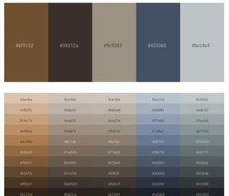 Blue Grey Beige Color Scheme, Taupe Accent Colors, Blue Gray Brown Color Palette, What Colors Go With Taupe, Taupe Color Combinations, Blue And Tan Color Palette, Denim Color Scheme, Hangar Office, Taupe Color Palette