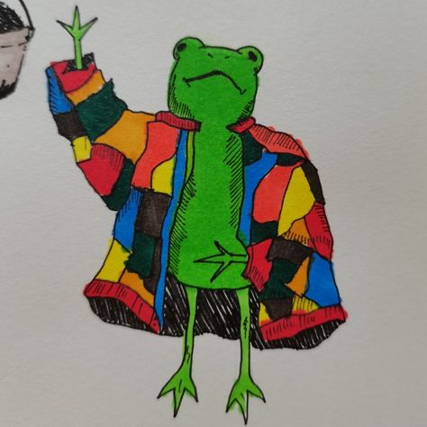 Drawing Alcohol, Frog Sketch, Wine And Paint Night, Art Markers Drawing, Harry Styles Drawing, Markers Drawing Ideas, Alcohol Ink Markers, Mushroom Drawing, Simple Artwork