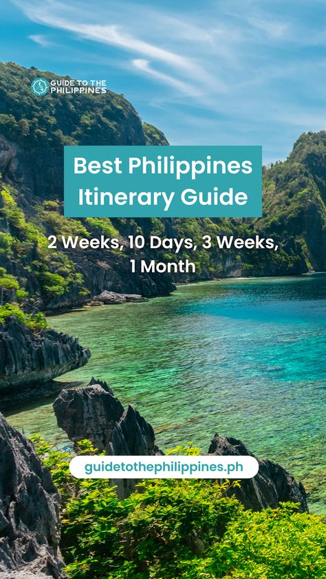 Plan the ultimate Philippine adventure with this comprehensive itinerary guide 🇵🇭✈️ Philippines Itinerary, Ilocos Region, Ilocos Norte, Boracay Island, Puerto Princesa, Tropical Countries, Cebu City, Domestic Flights, Philippines Travel