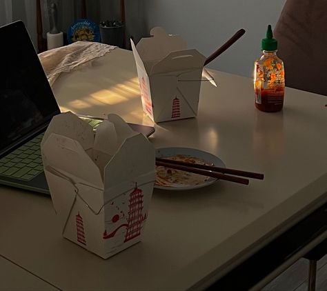 Takeout Dinner Aesthetic, Food Containers Aesthetic, Superhero Life Aesthetic, Cute Chinese Aesthetic, Chinese Dinner Aesthetic, Chinese Cuisine Aesthetic, Chinese Take Out Aesthetic, Chinese Snacks Aesthetic, Chinese Food Takeout Aesthetic