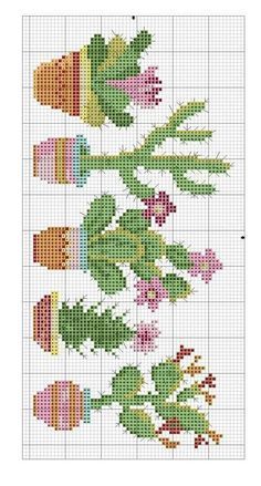 Cross Stitch Cactus Pattern, Funny Cross Stitch Patterns Free, Cross Stitch Cactus, Cactus Cross Stitch, Tiny Cross Stitch, Funny Cross Stitch Patterns, Pola Kristik, Cross Stitch Patterns Flowers, Cross Stitch Heart