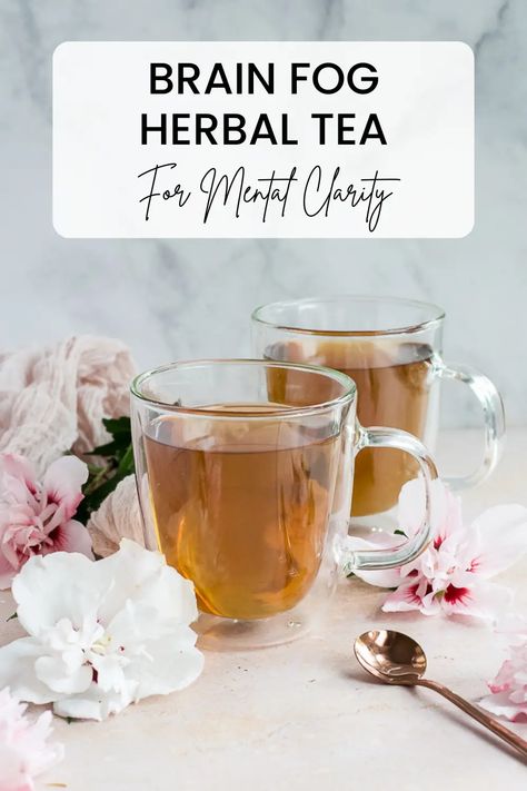 Herbal Tea Recipes Homemade, Healing Tea Recipes, Healthy Teas Recipes, Tea Blends Recipes, Herbal Tea Garden, Tea Remedies, Medicinal Tea, Healing Tea, Energy Tea