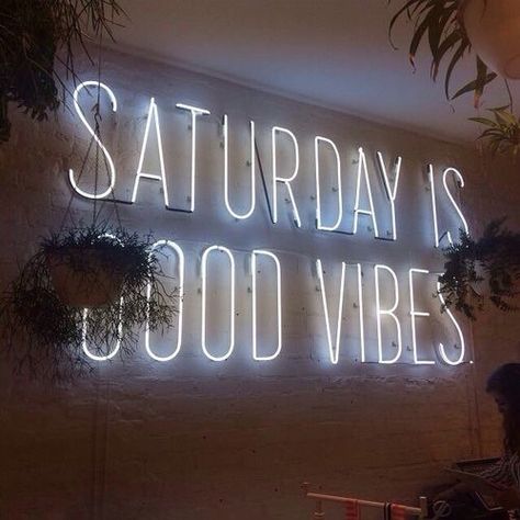 Saturday is Good Vibes Saturday Vibes, Neon Quotes, Neon Words, All Of The Lights, Neon Nights, Top Skin Care Products, Neon Glow, Neon Art, What’s Going On