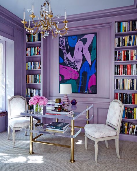 Deco Violet, Purple Room Decor, Deco Pastel, Interior Design Per La Casa, Glam Living Room, Purple Rooms, Purple Home, Purple Walls, Design Del Prodotto