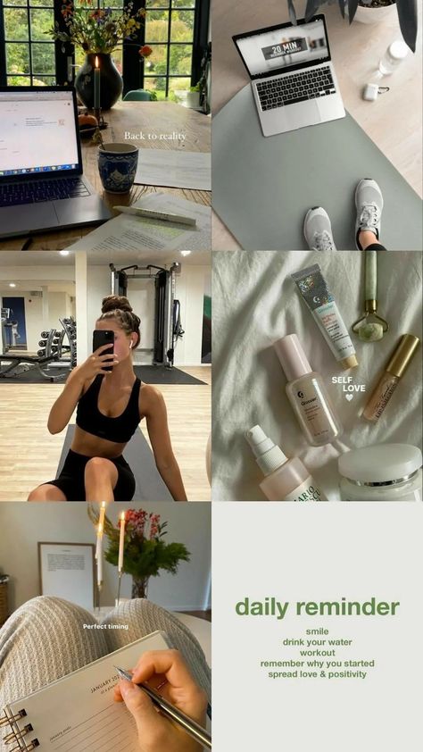 That Girl Aesthetic Healthy, That Girl Inspiration, Healthy Habits Motivation, 30 Day Art Challenge, Workout Routines For Beginners, Life Vision Board, The Glow Up, Vision Board Inspiration, Vicks Vaporub