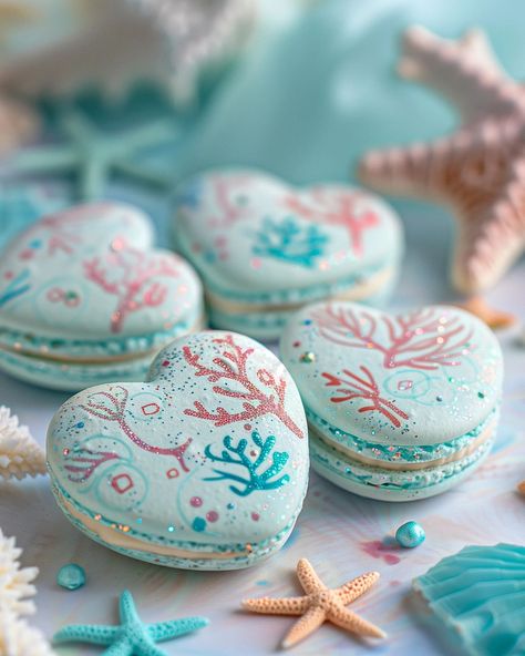 👐Today, we celebrate a very special milestone together: 10,000 of you have decided to join me on my creative journeys through the the possibilities of AI. For this occasion, I've baked something very special – macarons and cakes, inspired by the mysterious depths of the sea and its dazzling inhabitants. 🌊The underwater world and glitter are main themes of my account. You know how much I love the ocean!!! 😘I want to take this moment to thank you from the bottom of my heart. Thank you for your... Main Theme, Underwater World, This Moment, Macarons, In This Moment, Baking, 10 Things