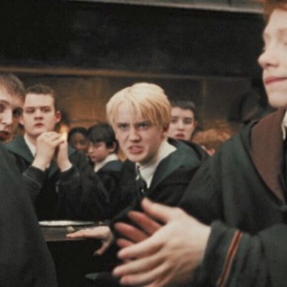 Third Year Draco Malfoy, Blonde Ferret, Hogwarts Great Hall, Drako Malfoy, Draco Malfoy Aesthetic, Lucius Malfoy, Tom Felton Draco Malfoy, Harry Potter Scene, Draco Harry Potter