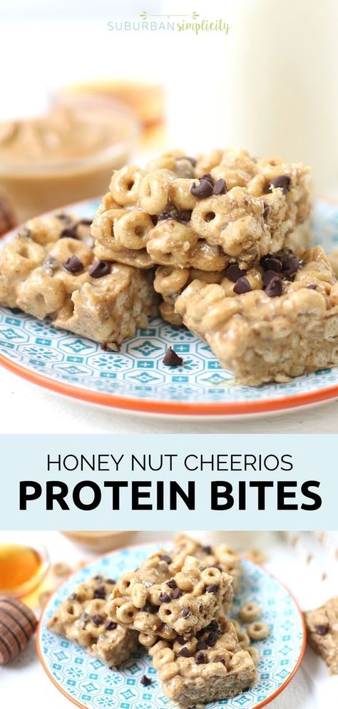 Cheerios Recipes, Honey Nut Cheerios, Healthy Protein Snacks, Protein Powder Recipes, Protein Desserts, Protein Bites, Honey Nut, Energy Boost, Healthy Protein