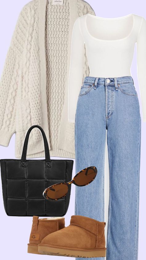 Milwaukee Outfit Ideas, Mom Fall Fashion 2023, Classy Cold Outfits, Casual Windy Day Outfit, Outfit Ideas Layout Fall, Fall Outfit Layout, Comfy Casual Work Outfits, Chill Fall Outfits, Winter Shopping Outfit