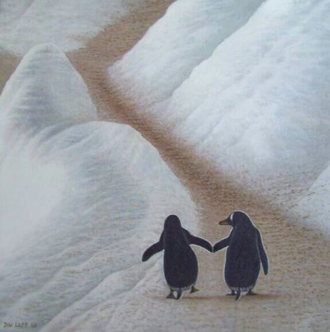 Penguins for life Penguins Hugging, Penguin Hug, Cheer Up Quotes, Couple Silhouette, Up Quotes, Cheer Up, Penguins