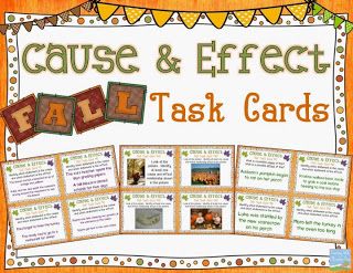 FAN FREEBIE for a limited time! Third Grade Language Arts, Cause And Effect Activities, Fall Classroom Activities, Cause Effect, 6th Grade Math, Classroom Freebies, Teaching Language Arts, 3rd Grade Reading, Library Lessons