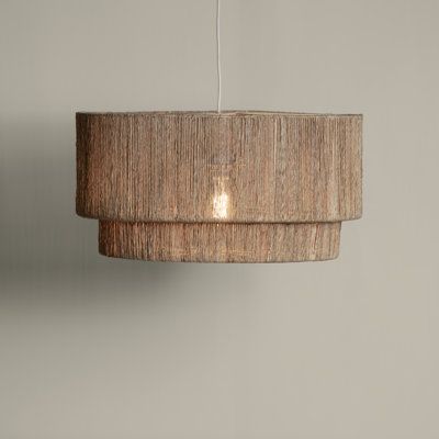 One of our favorite collections, named after our favorite cocktails Woven Cocktail 2 Tier Pendant - Pendant Lights in Brown | Size 12" H X 24" W X 24" D | Perigold Jute Chandelier, Coastal Light Fixtures, Holiday Dinnerware, Contemporary Coastal, Entertaining Essentials, Burke Decor, Modern Pendant, Pendant Design, Visual Comfort