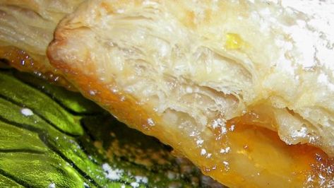 Easy Apricot Turnovers Recipe - Food.com Apricot Turnovers, Canned Apricots, Puff Pastry Ideas, Milky Coffee, Crisps And Cobblers, Cake Pastries, Turnover Recipes, Air Fryer Food, Apricot Recipes