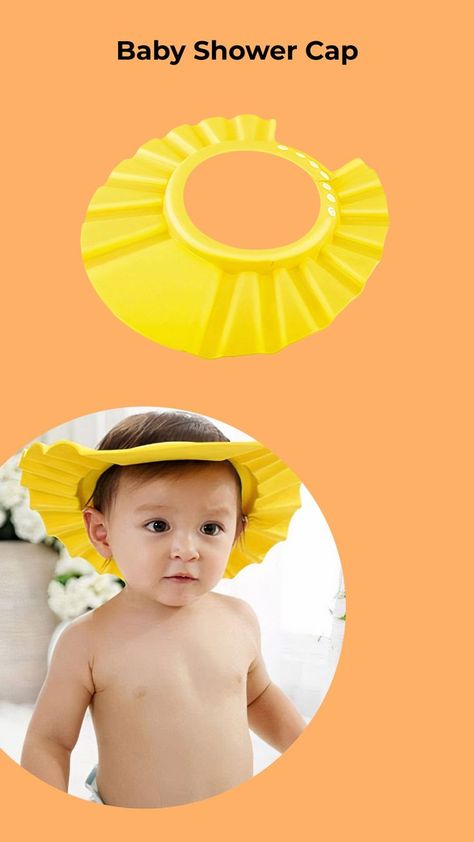 If your child is fine with getting his or her hair wet in the shower, you can multipurpose our Baby Shower Cap as a cap for at-home haircuts (no hair all over the face or in the eyes) or used as a sun visor to block UV rays. Baby Stroller Organizer, Baby Shower Cap, Nursery Bassinet, Baby Care Essentials, Baby Eyes, Bath Time Fun, Shower Cap, Baby Cap, Our Baby