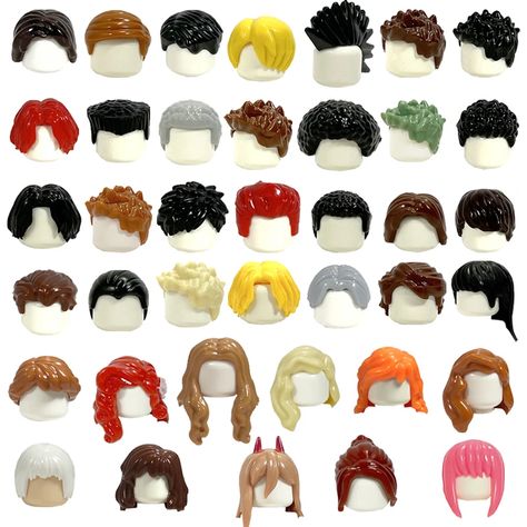 0.99US $ 1% OFF|KT Block Min Building Blocks Boy's Hair Girl's Hair Curly Hair Accessories MOC Figures Hair  Children's Toys| |   - AliExpress Lego Hair, Curly Hair Accessories, Lego Figures, Hair Curly, Children's Toys, Boy Hairstyles, Building Blocks, Girl Hairstyles, Curly Hair