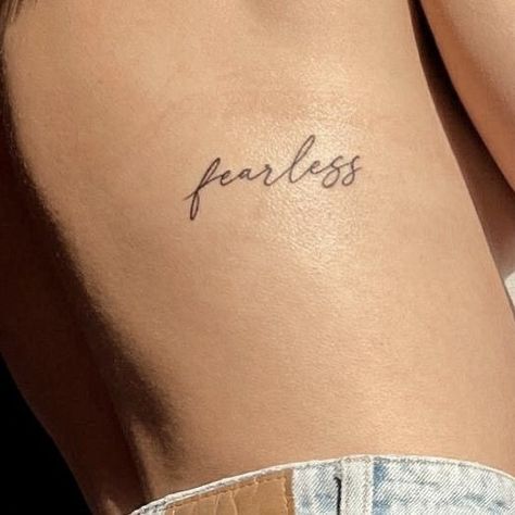 Small Tattoos For Women Taylor Swift, I Will Survive Tattoo, Tiny Tattoos Taylor Swift, Fearless Tattoos For Women, Fearless Tattoo Taylor Swift, Ts Tattoos, Taylor Swift Small Tattoos, Taylor Swift Inspired Tattoos Fearless, Fearless Tattoo Taylor Swift Handwriting