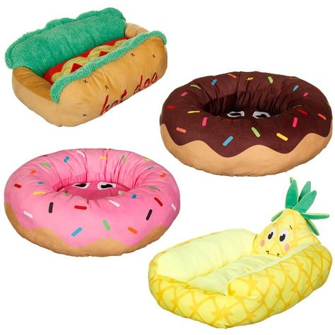 Creative Dog Bed, Diy Donut, Dog Craft, Diy Toy Storage, Diy Pet Toys, Donut Bed, Bunny Cages, Donut Dog Bed, Diy Dog Bed