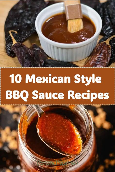 10 Homemade Mexican Style BBQ sauce Recipes Mexican Bbq Sauce, Habanero Bbq Sauce Recipes, Habanero Bbq Sauce, Mexican Bbq, Bbq Sauce Recipes, Homemade Bbq Sauce Recipe, Mexican Sauce, Grilled Desserts, Homemade Mexican