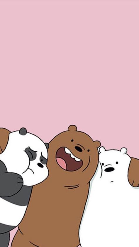 Osos Escandalosos We Bear Bares, We Bare Bears Grizz, Cartoon Bears, We Bare Bears Wallpapers, Bear Images, Ice Bear, Ice Bears, Karakter Disney, Planets Wallpaper