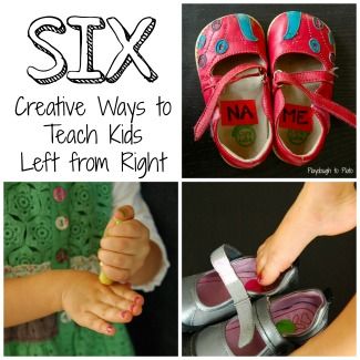 Six Creative Ways to Teach Kids Left from Right. {Playdough to Plato} Mother Tattoos For Children, Playdough To Plato, Teach Kids, Homeschool Preschool, Preschool Kindergarten, Early Childhood Education, Preschool Learning, The Neighborhood, Teaching Tools