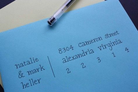 Envelope addressing.  Yeah, I'm sure postal employees love it when they get these. Hand Lettering Envelopes, Address Envelopes, Envelope Addressing, Typewriter Font, Diy Papier, Creative Fonts, Addressing Envelopes, Digital Scrapbook Paper, A Pen