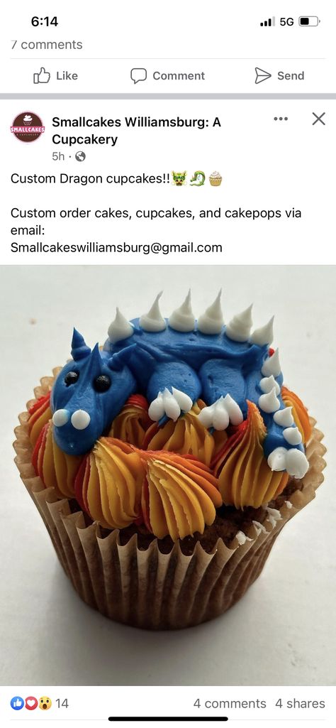 Dragon Dessert Ideas, Dragon Themed Cupcakes, Dragon Cupcake Cake, Baby Dragon Baby Shower Ideas, Dragon Cupcake Toppers, Dragon Cupcakes, Dragon Baby Shower, Order Cake, 35th Birthday