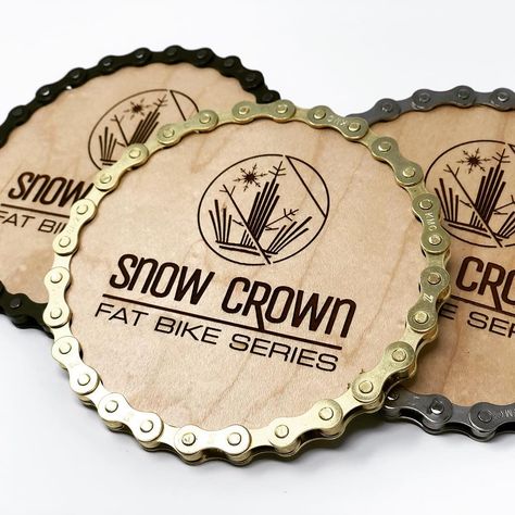 Core Crafted Designs on Instagram: “Custom laser engraved awards for @snowcrownseries! . @brokenspokebicycles . . . . . #laserengraving #award #cycling #fatbike…” Bicycle Parts Art, Diy Laser Engraver, Bike Craft, Led Sign Board, Laser Vision, Laser Projects, Trophy Design, Laser Ideas, Laser Engraved Ideas