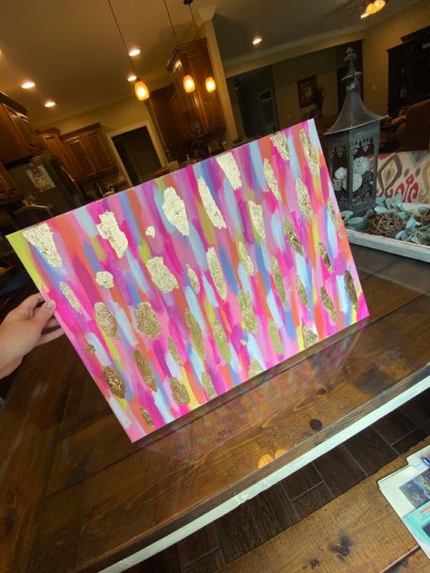 Gphi Canvas Paintings, Boho Sorority Canvas, Uconn Dorm, Dphie Canvases, Aephi Canvas, Aphi Canvas Painting, Apartment Paintings, College Canvas Art, Dorm Canvas Art