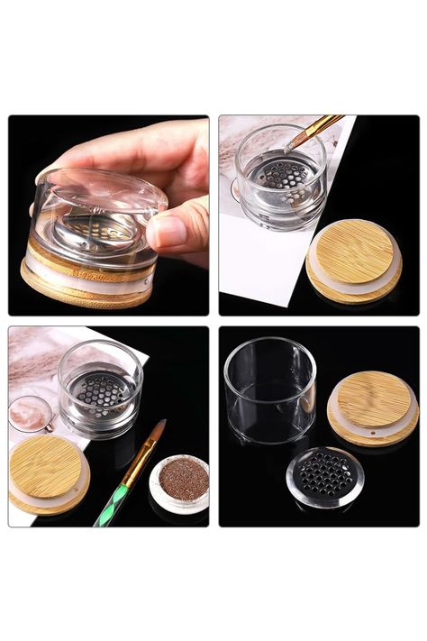 Beaupretty 3 Pcs Nail Art Brushes Liquid Powder Dappen Dish Glass Crystal Cup Glassware Tools with Lid for Nail Art Manicure Care Tools Dappen Dish, Dappen Dishes, Nails Fall, Nail Art Brushes, Art Brushes, Glass Crystal, Fashion Nails, Crystal Glass, Beauty And Personal Care