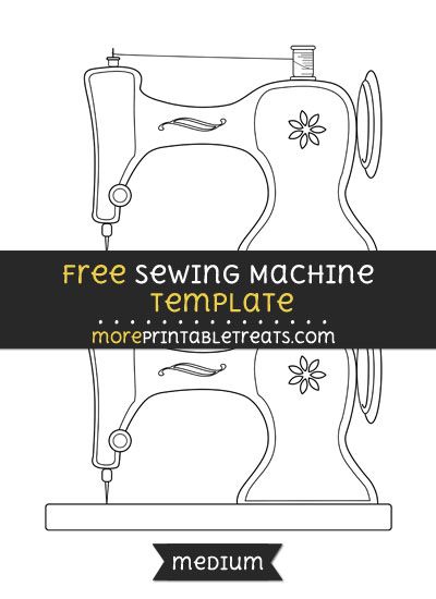 Sewing Machine Applique Template, Sewing Machine Quilt Block Pattern Free, Sewing Machine Images Free Printable, Sewing Machine Template Stencils, Sewing Machine Stencil, Felt Applique Sewing Machines, Sewing Machine Template, Sewing Machine Outline, Free Applique Patterns Templates