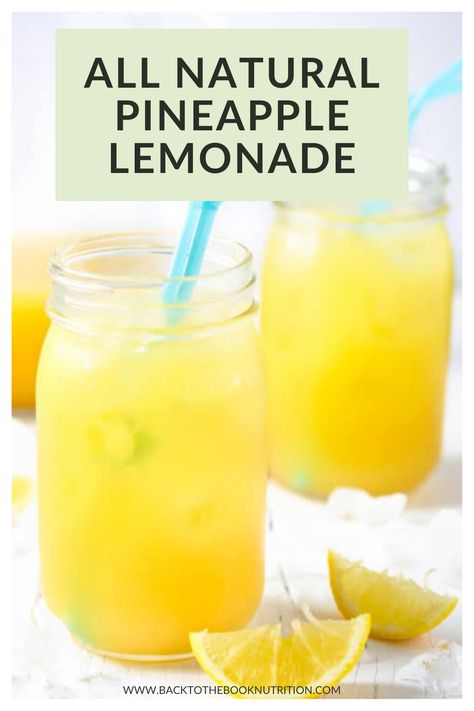 A fresh, all-natural and contains no refined sugar pineapple lemonade is the best this summer! Make a batch of this now. #naturalpineapplelemonade #pineapplelemonade #pineapplelemonaderecipe #lemonaderecipe Pineapple Lemonade Recipe, Healthy Lemonade, Sugar Free Lemonade, Pineapple Lemonade, Ripe Pineapple, Pineapple Drinks, Drink Recipes Nonalcoholic, Lemon Drink, Lemonade Drinks