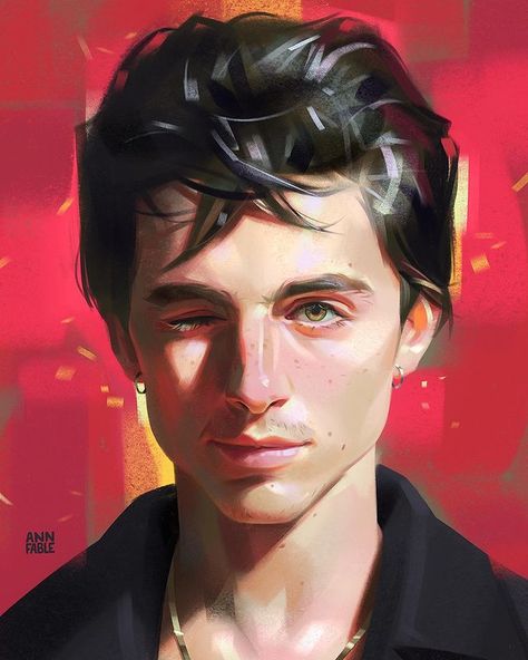 Anna Kostiv | annfable в Instagram: «Timothée Chalamet ❤️ A study painting that I did from an incredible photo by @mario_sorrenti for i-D Magazine @i_d. Here I've worked a lot…» Lighting Study, Drawing Poses Male, Soulful Art, Digital Painting Portrait, Digital Art Beginner, Digital Portrait Art, Digital Painting Tutorials, Digital Watercolor, Character Design Male