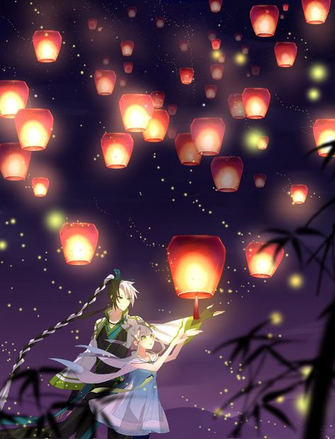 Weekend Drawing, Anker Tattoo, China Image, Floating Lanterns, Sky Lanterns, Rare Flowers, Pencil Art Drawings, China Art, Girls Cartoon Art