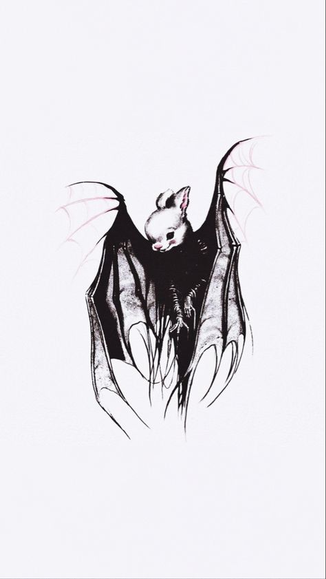 #bat #bunny #cute #goth #aesthetic Dark Bat Wallpaper, Bat Wallpaper Aesthetic, Cute Goth Aesthetic, Bat Pfp, Punk Doodles, Scary Bunny, Gothic Bunny, Batman Redesign, Goth Bunny