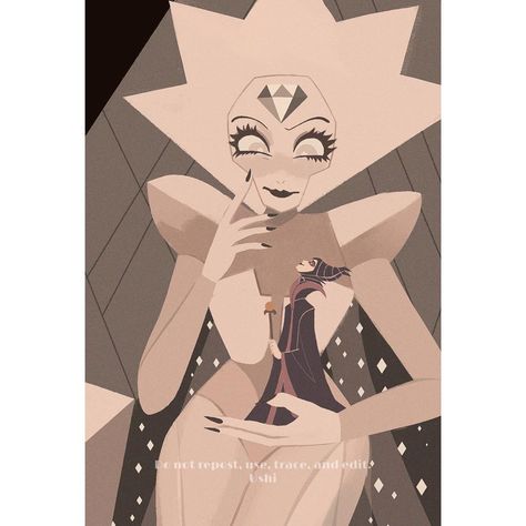 Secret date 🌷Do not repost, use, trace and edit. Please support my original post!🌷 White Diamond Steven Universe, Steven Universe Diamond, Steven Universe Wallpaper, Steven Universe Drawing, Steven Universe Funny, Steven Universe Characters, Steven Universe Gem, Found Art, Steven Universe Fanart