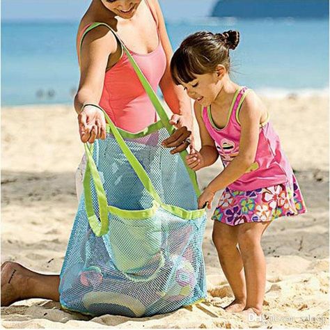 Wholesale cheap  online, stuff sacks   - Find best  children baby outdoor beach sandy toy clothes towel collecting bags shoulder bags large space mesh bags handbag totes 2016 wholesale 2507004 at discount prices from Chinese athletic & outdoor bags supplier - szloop on DHgate.com. Kids Beach Toys, Kids Bath Toys, Mesh Beach Bags, Large Beach Bags, Kids Sand, Mesh Tote Bag, Toy Storage Bags, Sand Toys, Swimming Bag