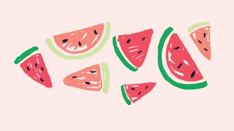 Pink Beach House, July Wallpaper, Dress Your Tech, Watermelon Art, Pink Watermelon, Love Pink Wallpaper, Tech Background, Fruit Wallpaper, Illustration Food