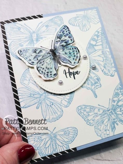 Butterfly Brilliance, Butterfly Bouquet, Patty Bennett, Free Stamps, Simple Butterfly, Butterfly Background, Butterfly Card, Butterfly Stamp, Stampin Up Project