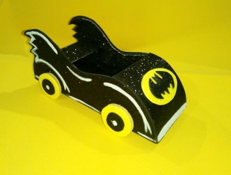 Car Pinata, Trunker Treat Ideas, Batman Car, Piñata Ideas, Letter Ideas, Batman Party, Love Letters, Gifts Ideas, Wooden Toy Car